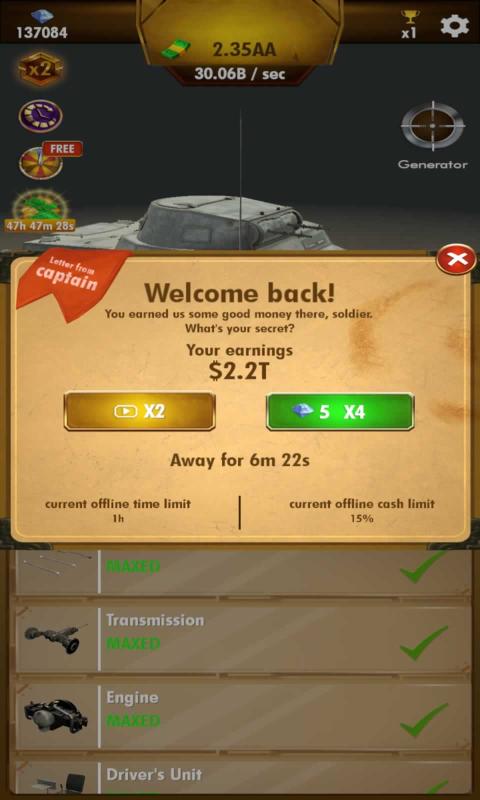 放置装甲车Idle Panzer v1.0.1.016 安卓版下载 放置装甲车Idle Panzer v1.0.1.016 安卓版下载